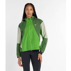 New Balance Women Rain Clothes New Balance Better Run Waterproof Jacket - Green