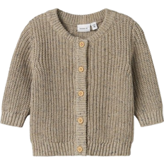 Name It Norman Knit Cardigan - Greige