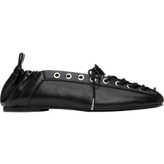 Lace Up Ballerina - Black