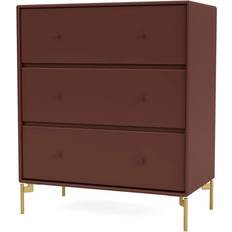 Montana Furniture Carry with Leg Masala/Brass Chest of Drawer 69.6x82.2cm