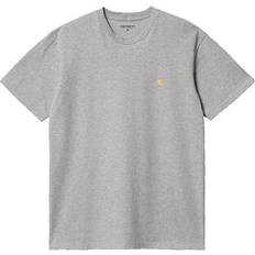 Carhartt WIP Kläder Carhartt WIP S/s Chase T-shirt Grey Heather Gold