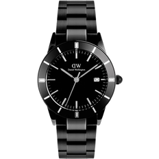 Daniel Wellington Black Bezel 40 B Black Quartz Herre m/lænke