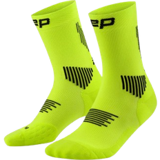 The Core Run Compression Mid Cut Socks 5.0 Men - Lime/Black