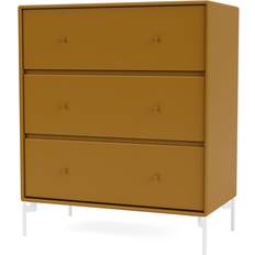 Montana Furniture Carry with Leg Amber/Snow Chest of Drawer 69.6x82.2cm