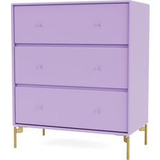 Montana Furniture Carry With Leg Iris/Brass Chest of Drawer 69.6x82.2cm