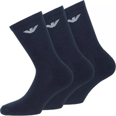 Emporio Armani Men Socks Emporio Armani Men's Crew Socks 3-pack - Marine