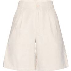 PrettyLittleThing Peachskin Longline Shorts - Stone