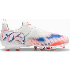 Puma Youth Future 8 Match Laceless FG/AG - White/Black/Glowing Red