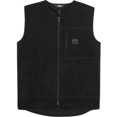 Breathable - Unisex Vests Rains Fleece Vest - Black