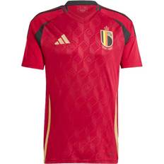 adidas Belgium 2024/25 Home Shirt Team Coll Burgundy Mens