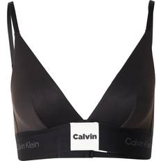 Calvin Klein T-shirt BH:ar Calvin Klein Unlined Triangle Bra Graphic - Black