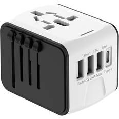Universal Travel Adapter 3 USB 1 Type C