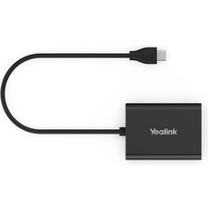 Micro USB - RJ45/RJ9 M-F Adapter Black