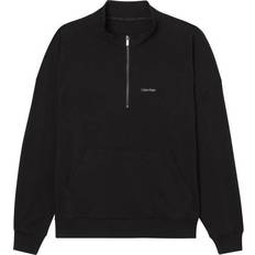 Calvin Klein Herr Tröjor Calvin Klein Quarter Zip Sweatshirt - Black