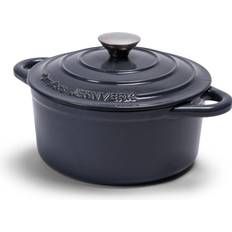 Orrefors Jernverk Dark Grey med lock 2.8 L 22 cm