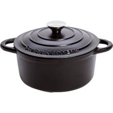 Orrefors Jernverk Black med lock 2.8 L 22 cm