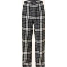 Herre - Ternede Pyjamasser Tommy Hilfiger Flannel PJ Pant WB S Natbukser Bomuld - Grå/Grå/Grøn/Sort