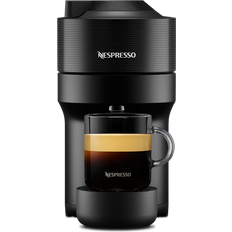 Nespresso Rostfritt stål Kapselmaskiner Nespresso Vertuo Pop Liquorice Black