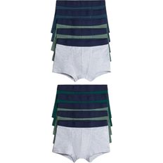 H&M Pojke 10-Pack Trunks Bomull - Ljusgråmelerad/Mörkturkos