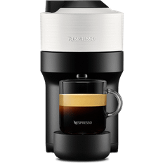 Nespresso Rostfritt stål Kapselmaskiner Nespresso Vertuo Pop Coconut White
