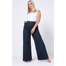 Yours Wide Leg Slouchy Jeans - Indigo Blue