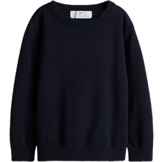 H&M Cotton Jumper - Navy Blue (1161567025)