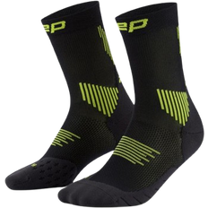 The Core Run Compression Mid Cut Socks 5.0 Men - Black/Lime