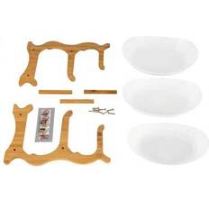 Bamboo Fruit Bowls Shein 3-Floor Tray Vegetables Fruit Bowl
