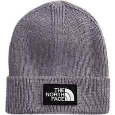 One Size Beanies The North Face Logo Box Cuffed Beanie - TNF Medium Grey Heather