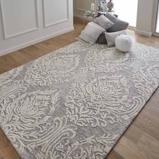 Downton Damask Floral Design Area Rug 120 170 cm