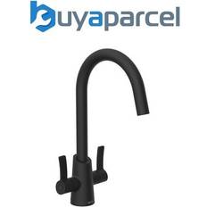 Black Kitchen Taps Bristan Acorn Matt EasyFit Kitchen Sink Black
