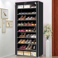 B&Q Hallway Furniture & Accessories B&Q 10 Tier Shoes Cabinet Storage Organiser 27 Pairs Shoe Rack
