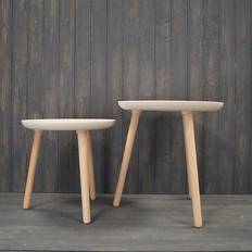 B&Q Nesting Tables B&Q Satchville Round Side Set One Size Nesting Table