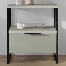 Green Bedside Tables Fwstyle Drawer Chest Ash Green Open Shelf Bedside Table