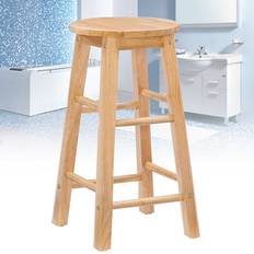 B&Q Bar Stools B&Q Wooden Breakfast Bar 60cm Bar Stool