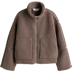 H&M Pige Teddybear Jakke - Brun