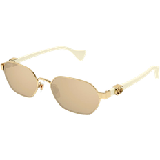 Solglasögon Gucci Solglasögon GG1593S - Gold/Ivory Pink