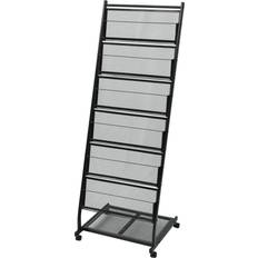 Newspaper Racks Symple Stuff Magazine Black 133cm H x 47.5cm W x 43cm D Newspaper Rack