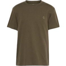 Dunstan River Men's Short Sleeve T-shirt - Green/Brown