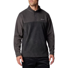 Columbia Jackets Columbia Men's Steens Mountain Half Snap II Fleece Pullover - Charcoal Heather/Shark