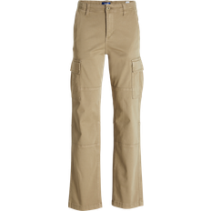 Beige - Drenge Bukser Jack & Jones Cargo Bukser JPStkane