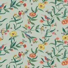 Birds Wallpaper 10m x 53cm Grey
