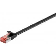 Goobay Flat Cat6 U/FTP RJ45 - RJ45 M-M Black 3m
