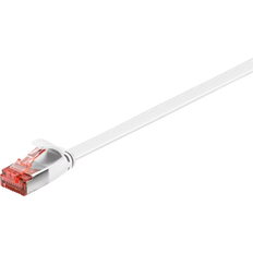 Goobay Flat Cat6 U/FTP RJ45 - RJ45 M-M White 3m