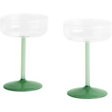 Hay Tint Jade Green Champagne Glass 20cl 2pcs
