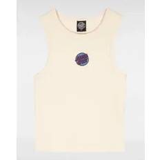 Tank Top Other Dot Emb - Chalk