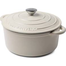 Orrefors Jernverk Cream White med lock 5 L 26 cm