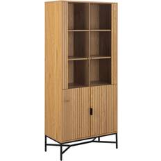 Reforma Jaipur Wild Oak Glass Cabinet