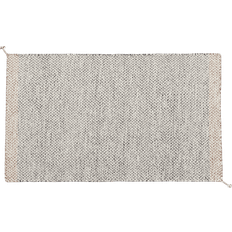Vita Dörrmattor Muuto Ply Matta 85 x 140 cm Svart Svart, Vit