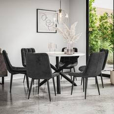 Oaks - Round Dining Sets More4Homes Malvern Round Table And Chair Of 6 Dining Set
